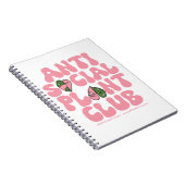 Anti Sociaal Plant Club - Sweatshirt Huis Planten Notitieboek (Rechterzijde)