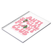 Anti Sociaal Plant Club - Sweatshirt Huis Planten Notitieboek (Linkerzijde)