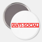 Anti-sociaal Stempel Magneet (Voorkant / Achterkant)