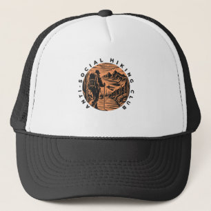 Anti-Sociaal Wandelclub Grafisch Trucker Pet