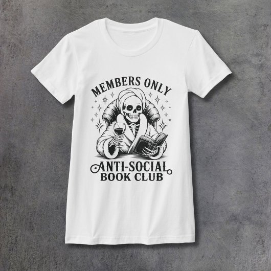 Anti-Social Book Club Women's Fitted T-shirt