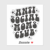 Anti-Social Moms Club Sticker (Vel)