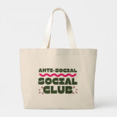 Anti-Social Social Club Grote Tote Bag (Achterkant)