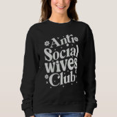 Anti Social Wives Club Retro Trui (Voorkant)