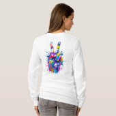 Anti-sociale boekenclub t-shirt (Achterkant volledig)