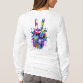 Anti-sociale boekenclub t-shirt (Achterkant)