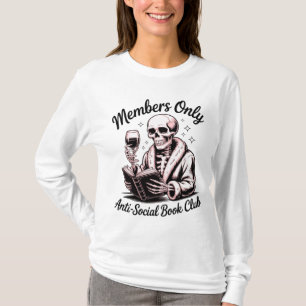Anti-sociale boekenclub t-shirt