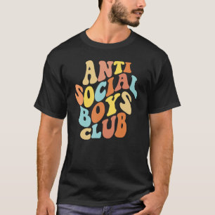 Anti-sociale boys Club Funny Introvert tegen de ma T-shirt