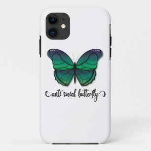 Anti-sociale groene vlinder Case-Mate iPhone case