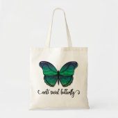 Anti-sociale groene vlinder tote bag (Voorkant)