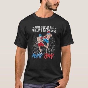 Anti-sociale maar gewillige discussies over vechte t-shirt