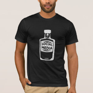 Anti-sociale Media Poison Bijwerkingen Internet T-shirt
