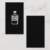 Anti-sociale Media Poison Bijwerkingen Internet Visitekaartje (Voorkant / Achterkant)