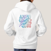 Anti-sociale Moeders Club Trendy Gift Hoodie (Achterkant)