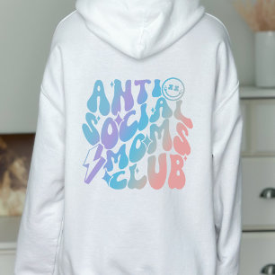 Anti-sociale Moeders Club Trendy Gift Hoodie