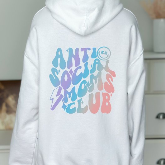 Anti-sociale Moeders Club Trendy Gift Hoodie