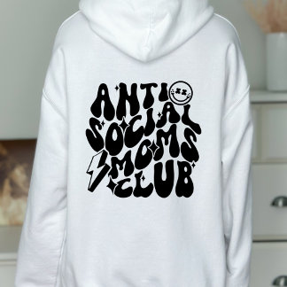 Anti-sociale Moeders Club Trendy Gift Hoodie