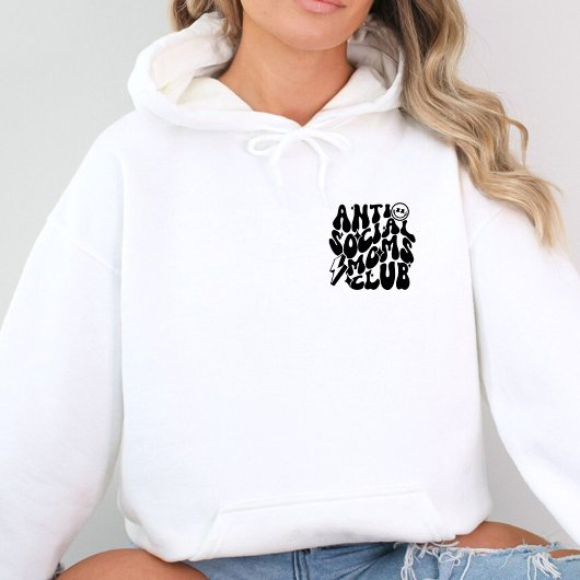 Anti-sociale Moeders Club Trendy Gift Hoodie