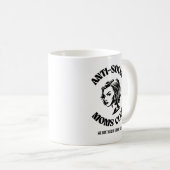 Anti-sociale Moms Club Koffiemok (Voorkant rechts)