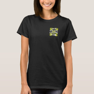 Anti-sociale opvliegende club Barbells doorsnee sc T-shirt