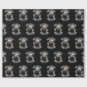 Anti-sociale Pug Club Verpakkingsdocument Cadeaupapier (Vlak)