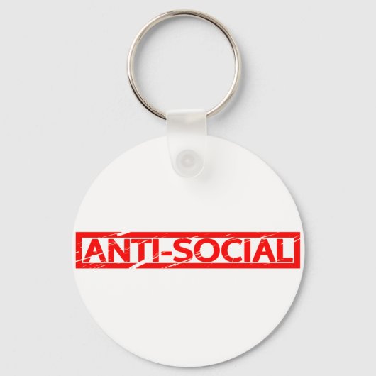 Anti-sociale stempel sleutelhanger (Voorkant)
