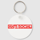 Anti-sociale stempel sleutelhanger (Achterkant)