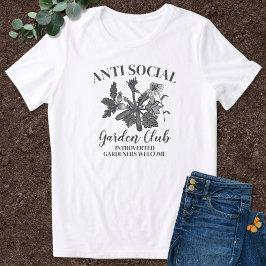 Anti Sociale Tuinclub Botanische Kunst Tri-Blend Shirt