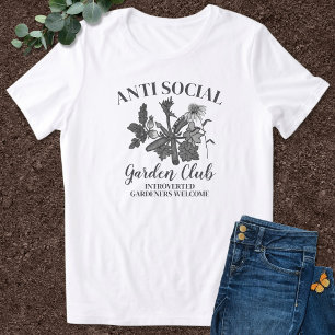 Anti Sociale Tuinclub Botanische Kunst Tri-Blend Shirt