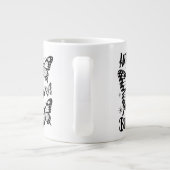 Anti-sociale vlinder introvert cup speciale Mok (Achterkant)