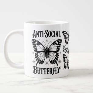 Anti-sociale vlinder introvert cup speciale Mok