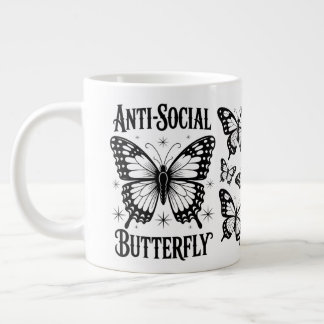Anti-sociale vlinder introvert cup speciale Mok