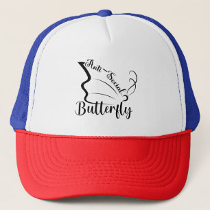 Anti-sociale vlinder trucker pet