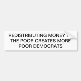 Anti-socialisme", "anti-democraat", Bumpersticker