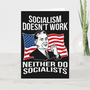 Anti-socialisme werkt niet Socialisten Kapitalisme Kaart