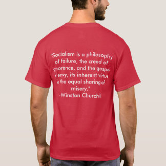 Anti-socialistisch t-shirt