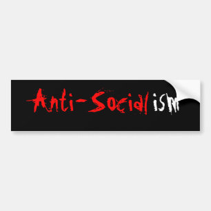Anti-socialistische bumpersticker