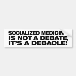Anti-Socialistische Geneesmiddelenbumper sticker