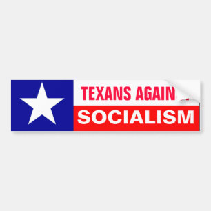 Anti-socialistische Texanen Bumpersticker