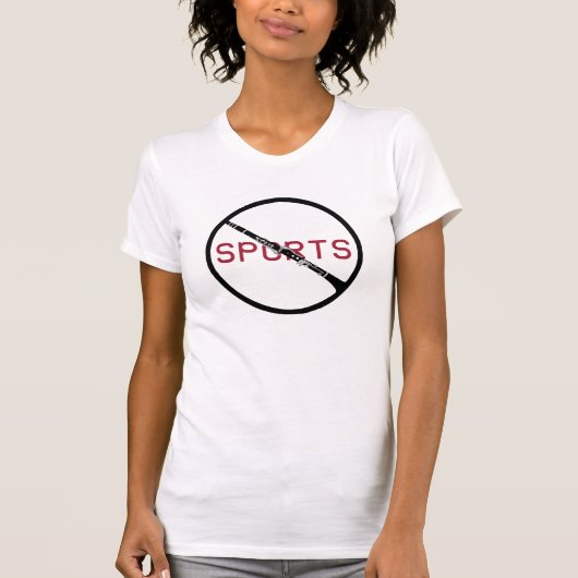 Anti-Sports Clarinet T-shirt (Voorkant)