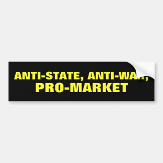 Anti-staat Bumpersticker