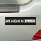 Anti-statelijke Bumpersticker (Op auto)