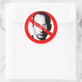 Anti Stephen Miller stak zijn gezicht uit Ronde Sticker (Tas)