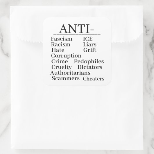 Anti- Sticker (Tas)