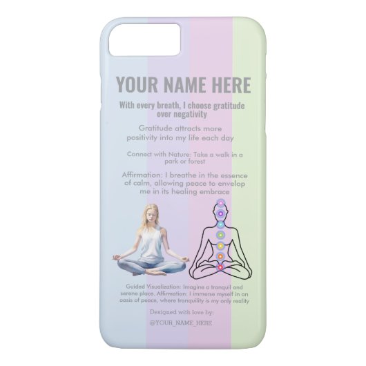 ANTI-Stress I CHOOSE GRATITUDE OVER NEGATIVITY Case-Mate iPhone Case (Achterkant)