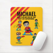 ANTI-STRESS KIDS HERO SUPERHERO POWER RED MUISMAT (Met muis)