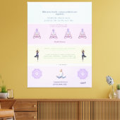 ANTI-Stress with every breath I choose gratitude Canvas Afdruk (Insitu (Woonkamer))