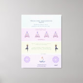 ANTI-Stress with every breath I choose gratitude Canvas Afdruk (Voorkant)