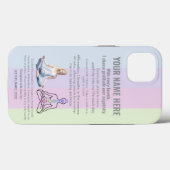 ANTI-Stress YOGA RELAX PEACE GRATITUDE Case-Mate iPhone Case (Achterkant (horizontaal))