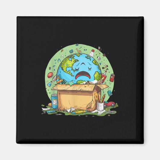 anti-strooisel geen milieubescherming magneet (Voorkant)